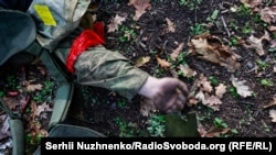 Иллюстративное фото. Погибший российский солдат в Донецкой области, 2022 год.