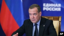 Ish-presidenti rus, Dmitry Medvedev. 