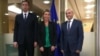 Sa jednog od prethodnih sastanaka u Briselu: Aleksandar Vučić (L), Federika Mogerini i Isa Mustafa