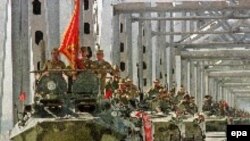 Последняя колонна советских войск покидает Афганистан