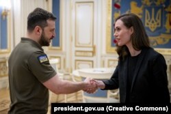 Санна Марин и Владимир Зеленский в Киеве, май 2022 года