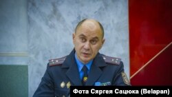Намесьнік міністра ўнутраных спраў, начальнік крымінальнай міліцыі Беларусі Генадзь Казакевіч. Архіўнае фота
