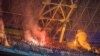 Фанаты «Шахтару» ў Менску: «Нашы войскі ачысьцяць Данецк ад здраднікаў і тэрарыстаў»