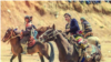 Tajikistan - Malika Rajabova is Tajikistan's only female buzkashi player - screen grab (kokboru, kok-boru) 
