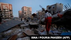 این عکس بخشی از خرابی‌ها در سرپل ذهاب را نشان می‌دهد