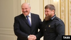 Аляксандар Лукашэнка і Рамзан Кадыраў, верасень 2017 г.