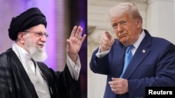 Vrhovni vođa Irana, ajatolah Ali Kamenei (levo) i predsednik SAD Donald Trump