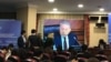 Журналисты наблюдают за расширенным заседанием правительства с участием президента Казахстана Нурсултана Назарбаева. Астана, 9 февраля 2018 года.