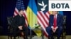 Presidenti ukrainas, Volodymyr Zelensky, dhe ai amerikan, Donald Trump, gjatë takimit të tyre të zhvilluar në Nju Jork më 23 shtator. 