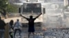 VENEZUELA --  Anti-government protesters clash with security forces in Caracas, May 1, 2019