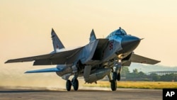 Истребитель МИГ-31 российских ВВС (иллюстративное фото) 