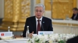 Kazakh President Qasym-Zhomart Toqaev in Moscow in October 2024. 