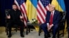 Владимир Зеленский и Дональд Трамп отвечают на вопросы журналистов в Нью-Йорке перед двусторонней встречей