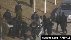 Затрыманьне сілавікамі. Ілюстрацыйнае фота